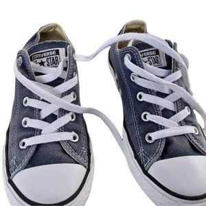 Converse All Star Denim Color Low Top Sneakers Size Y2